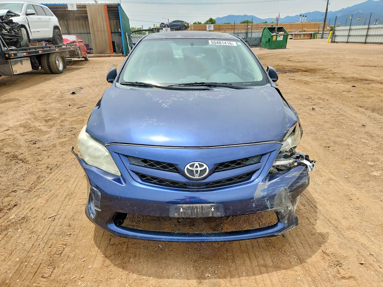 2012 Toyota Corolla Le Blue vin: 5YFBU4EE4CP064352