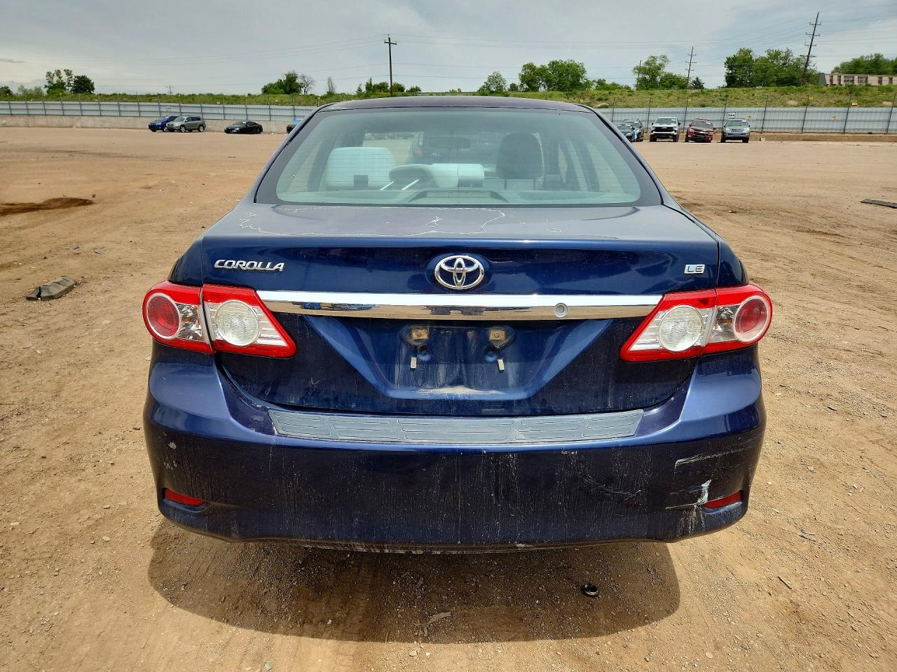 2012 Toyota Corolla Le Blue vin: 5YFBU4EE4CP064352