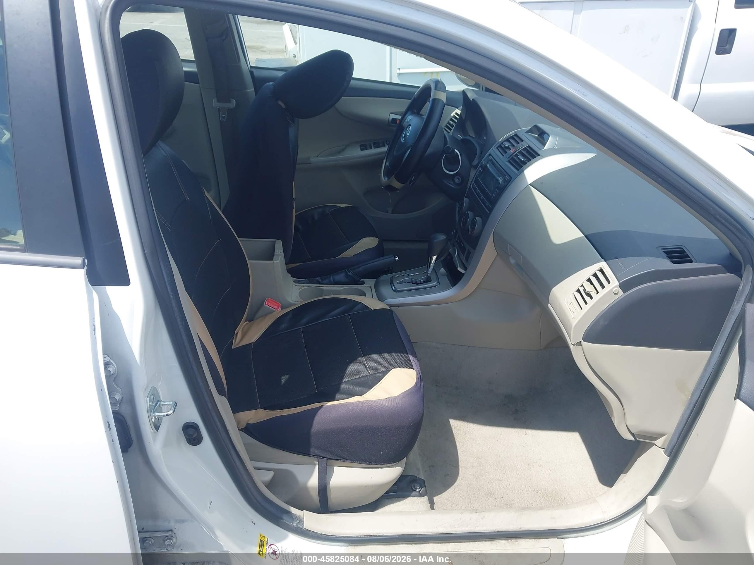 2012 Toyota Corolla Le White vin: 5YFBU4EE4CP066800