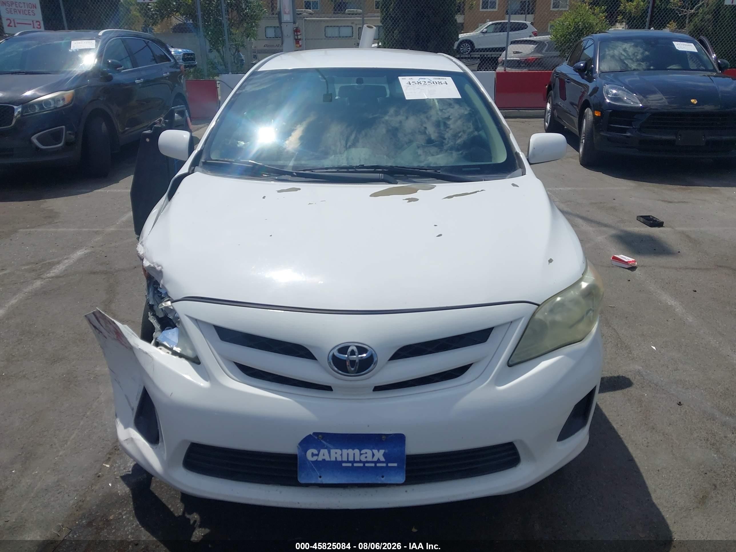 2012 Toyota Corolla Le White vin: 5YFBU4EE4CP066800