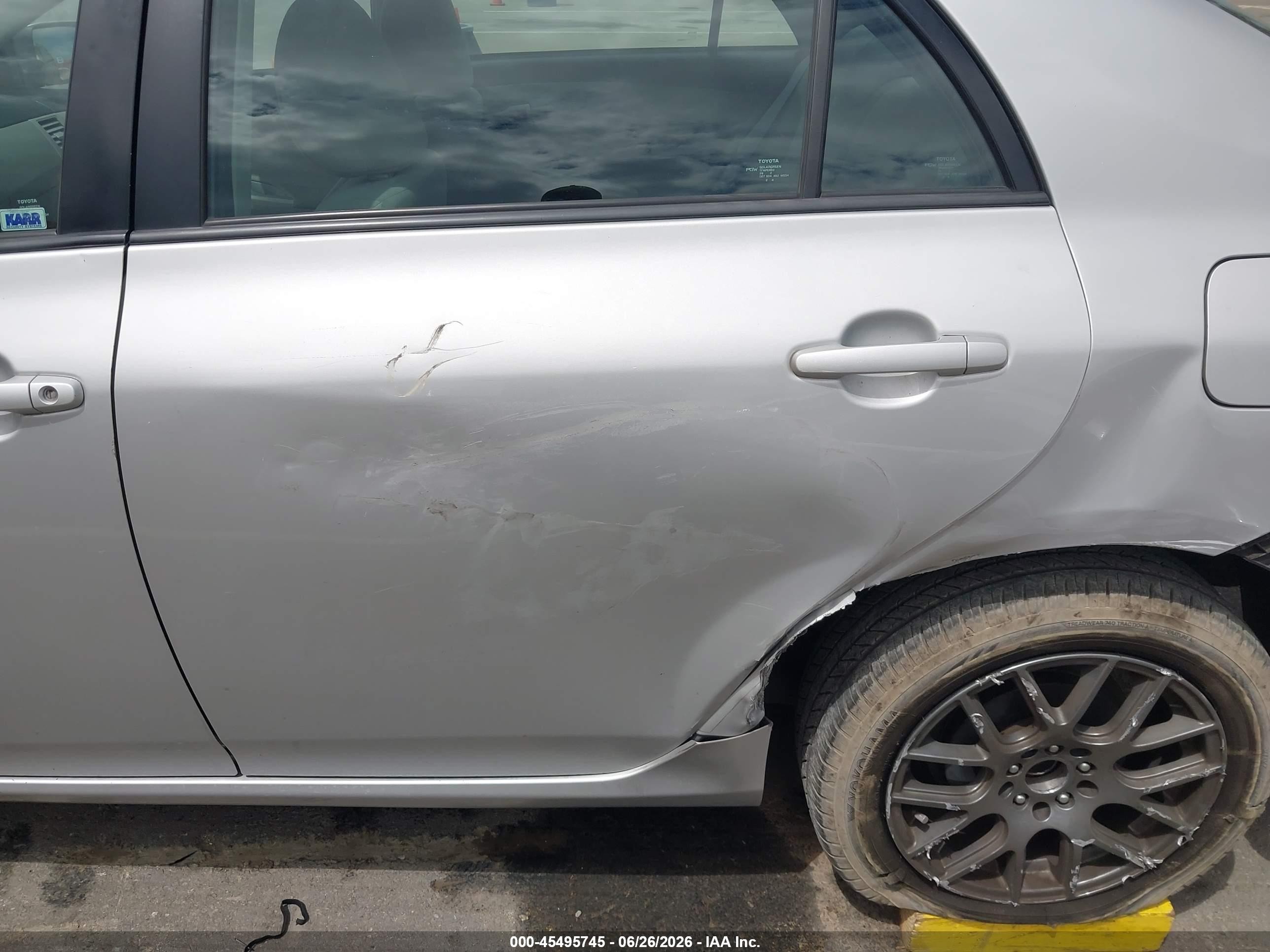 2012 Toyota Corolla Le Silver vin: 5YFBU4EE4CP067557