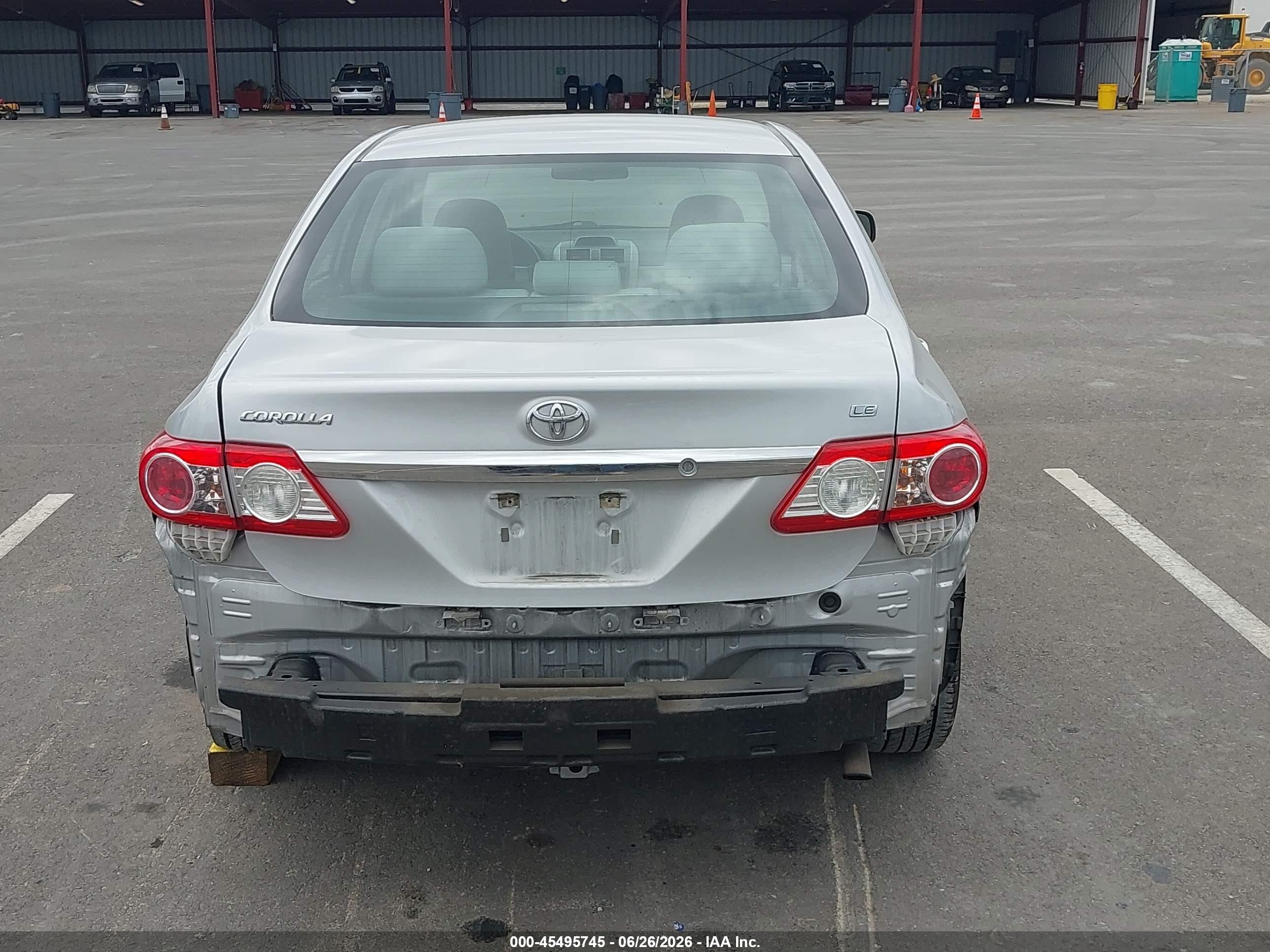 2012 Toyota Corolla Le Silver vin: 5YFBU4EE4CP067557