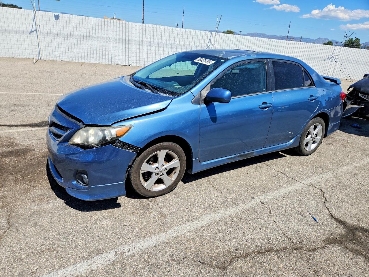 2012 Toyota Corolla S Синий vin: 5YFBU4EE4CP073195