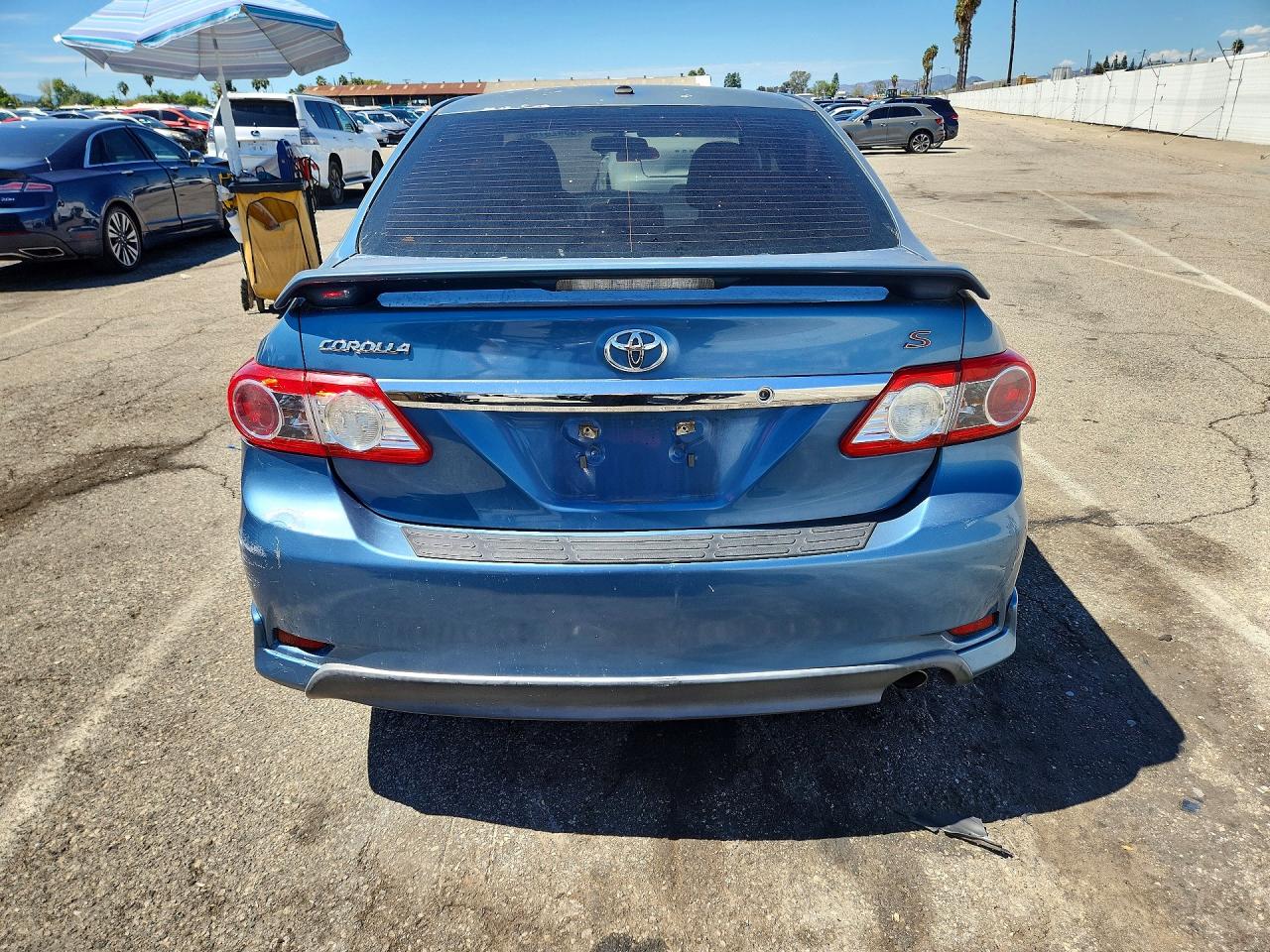 2012 Toyota Corolla S Blue vin: 5YFBU4EE4CP073195