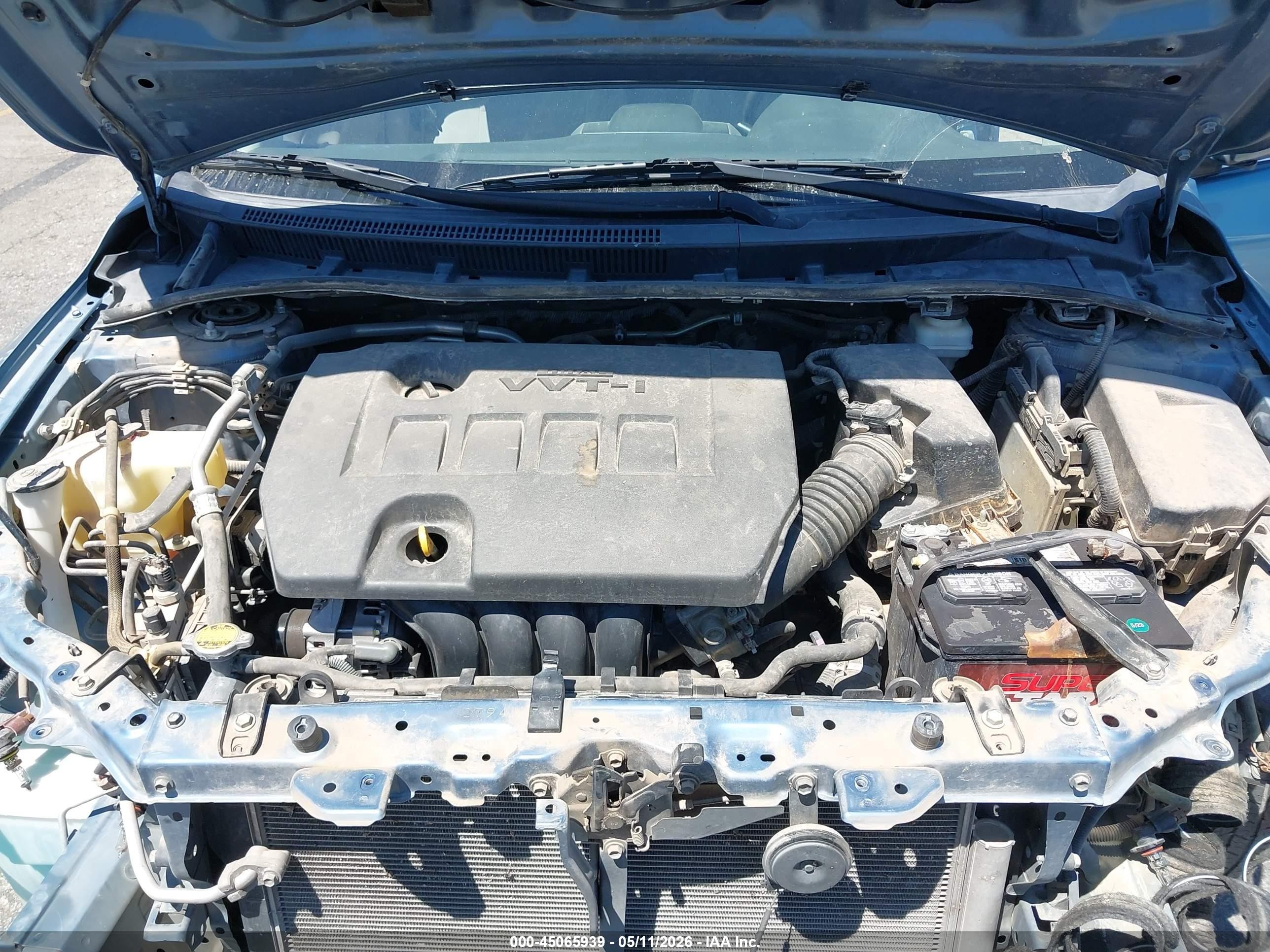 2013 Toyota Corolla Le Blue vin: 5YFBU4EE4DP078821
