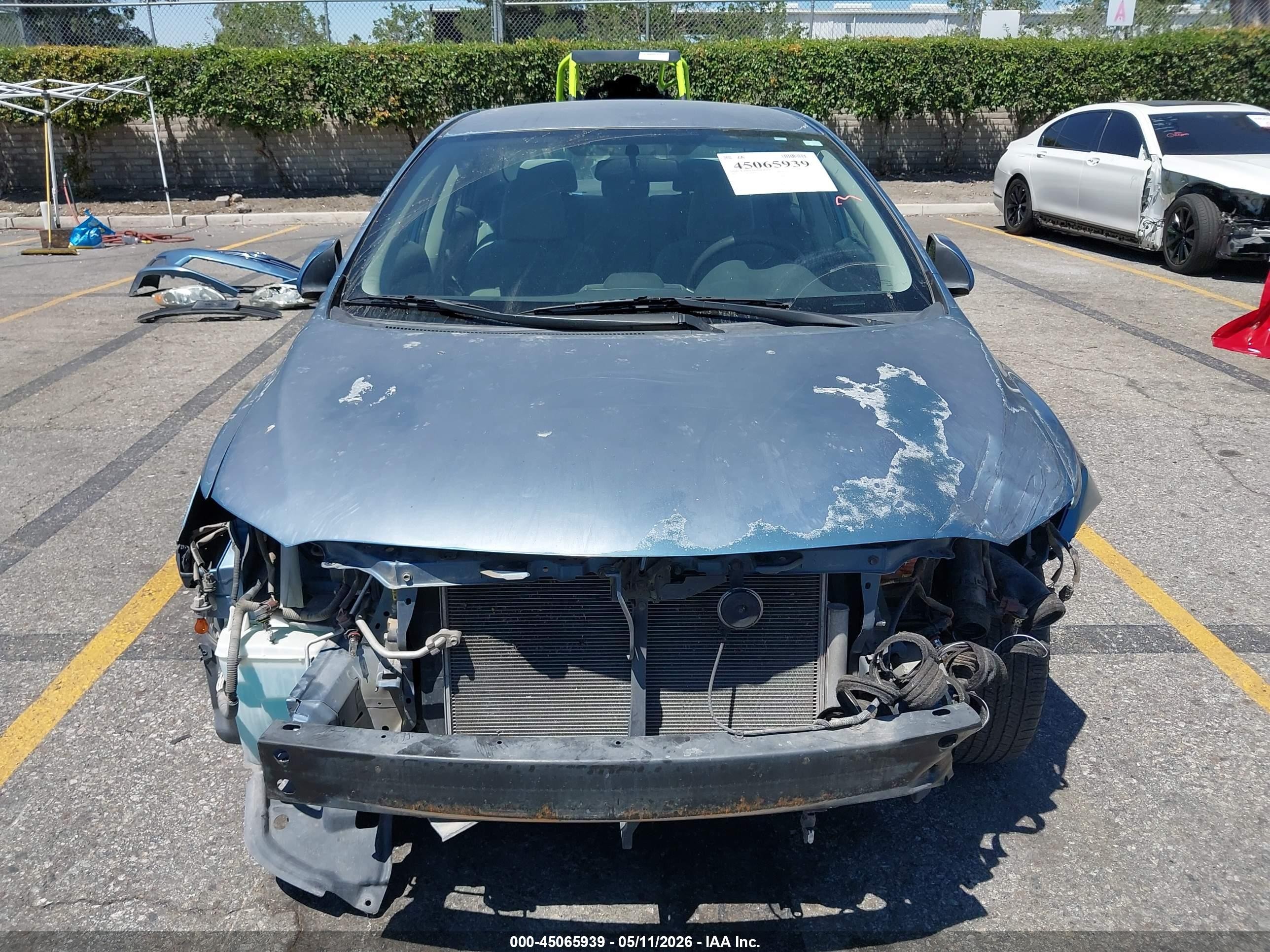 2013 Toyota Corolla Le Blue vin: 5YFBU4EE4DP078821