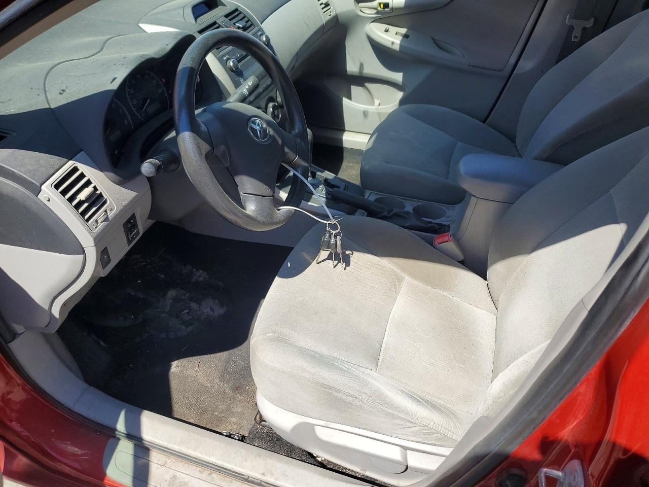 2013 Toyota Corolla L Red vin: 5YFBU4EE4DP080598