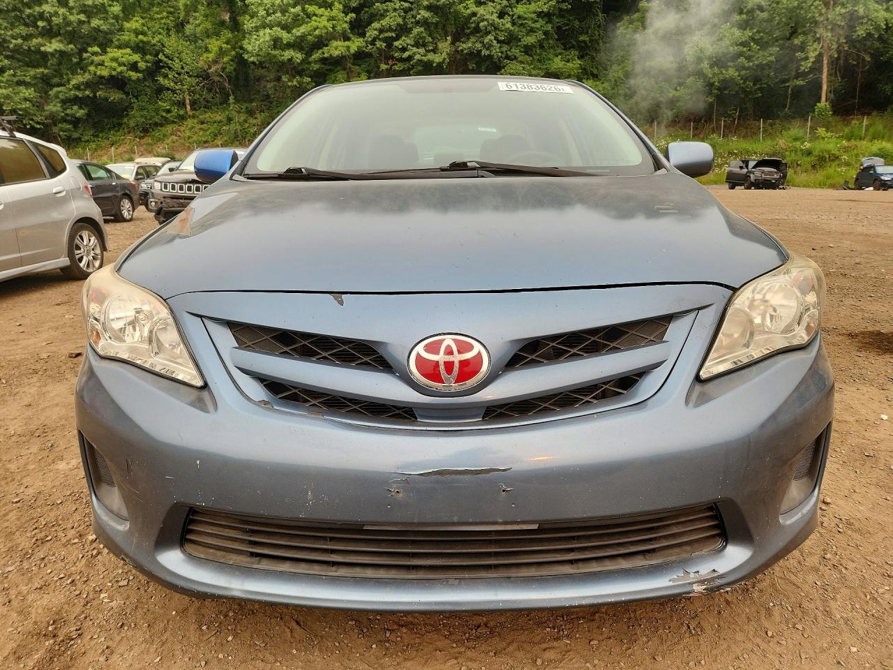 2013 Toyota Corolla L Blue vin: 5YFBU4EE4DP084134
