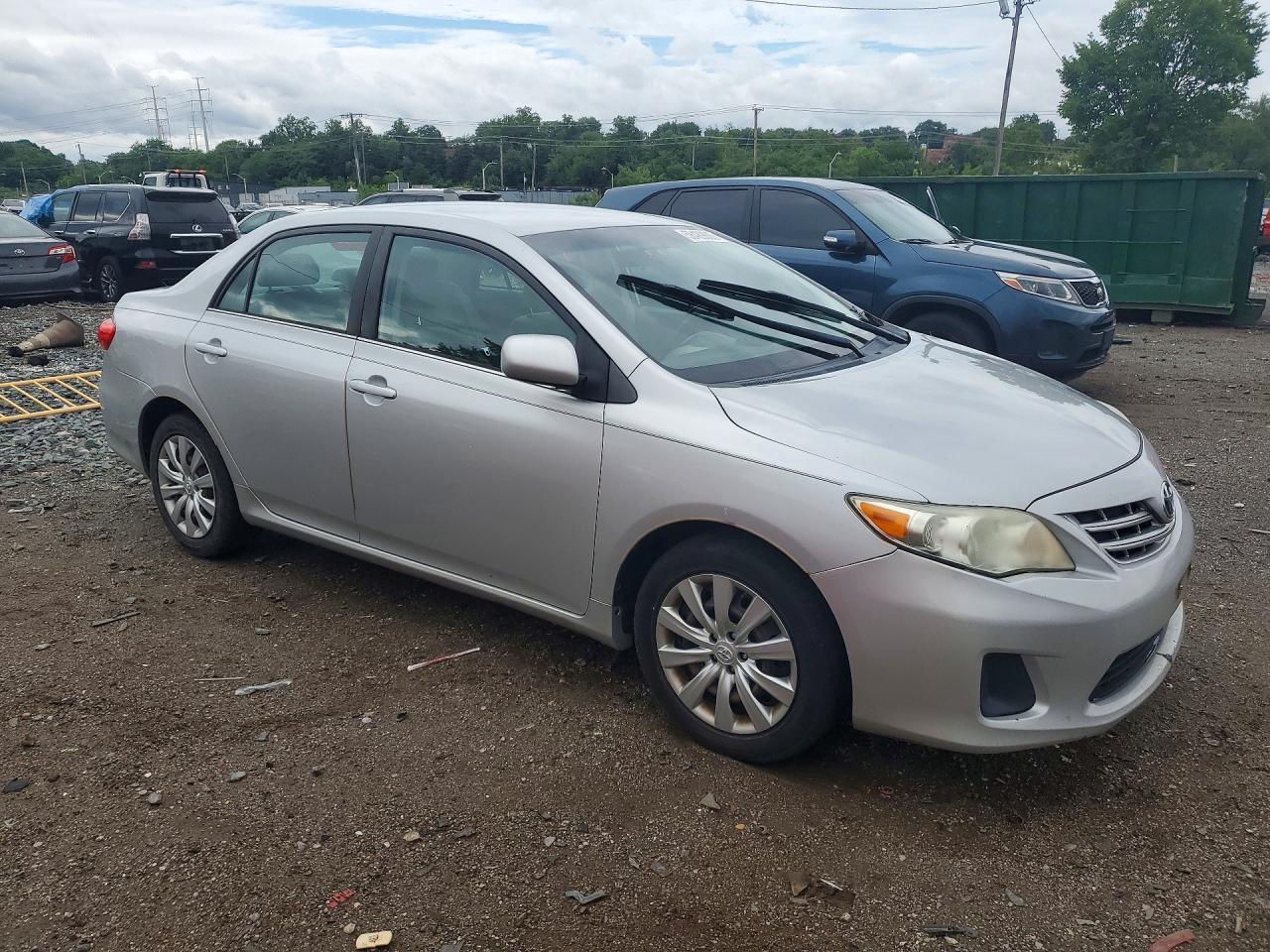 2013 Toyota Corolla Le Silver vin: 5YFBU4EE4DP096378