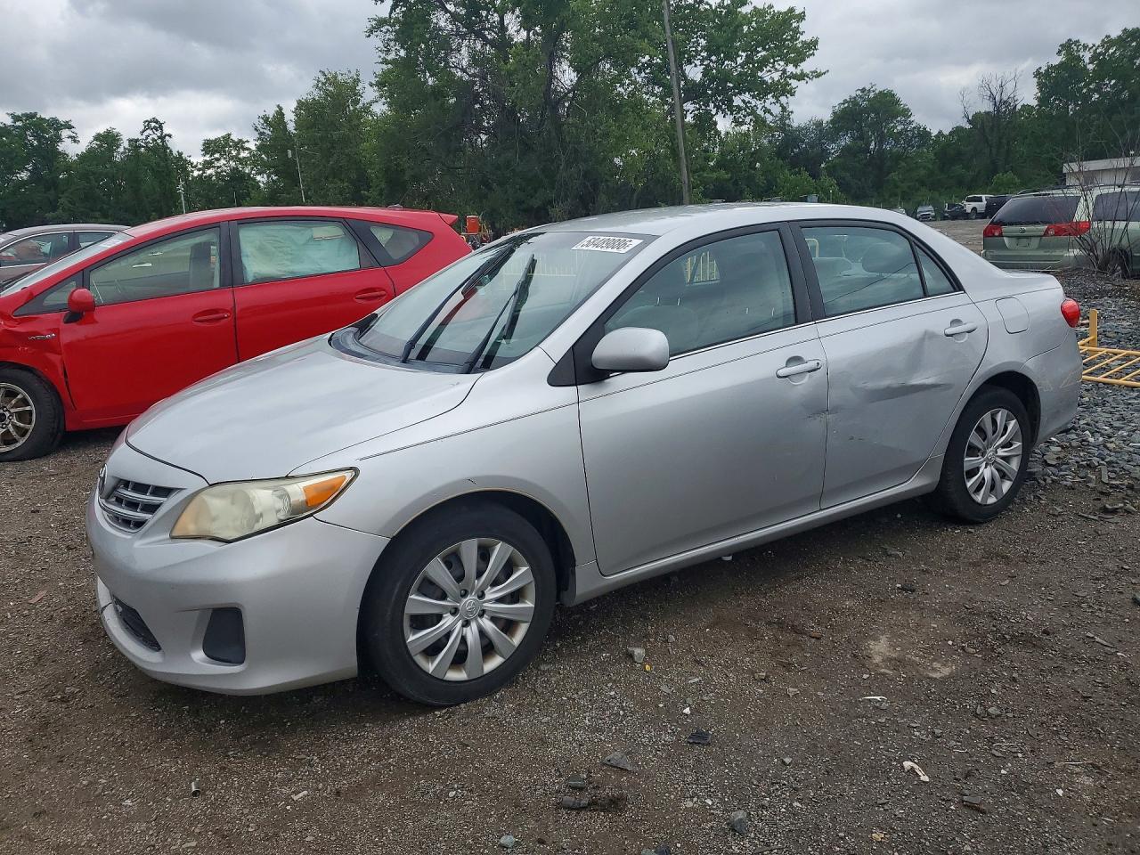 2013 Toyota Corolla Le Silver vin: 5YFBU4EE4DP096378