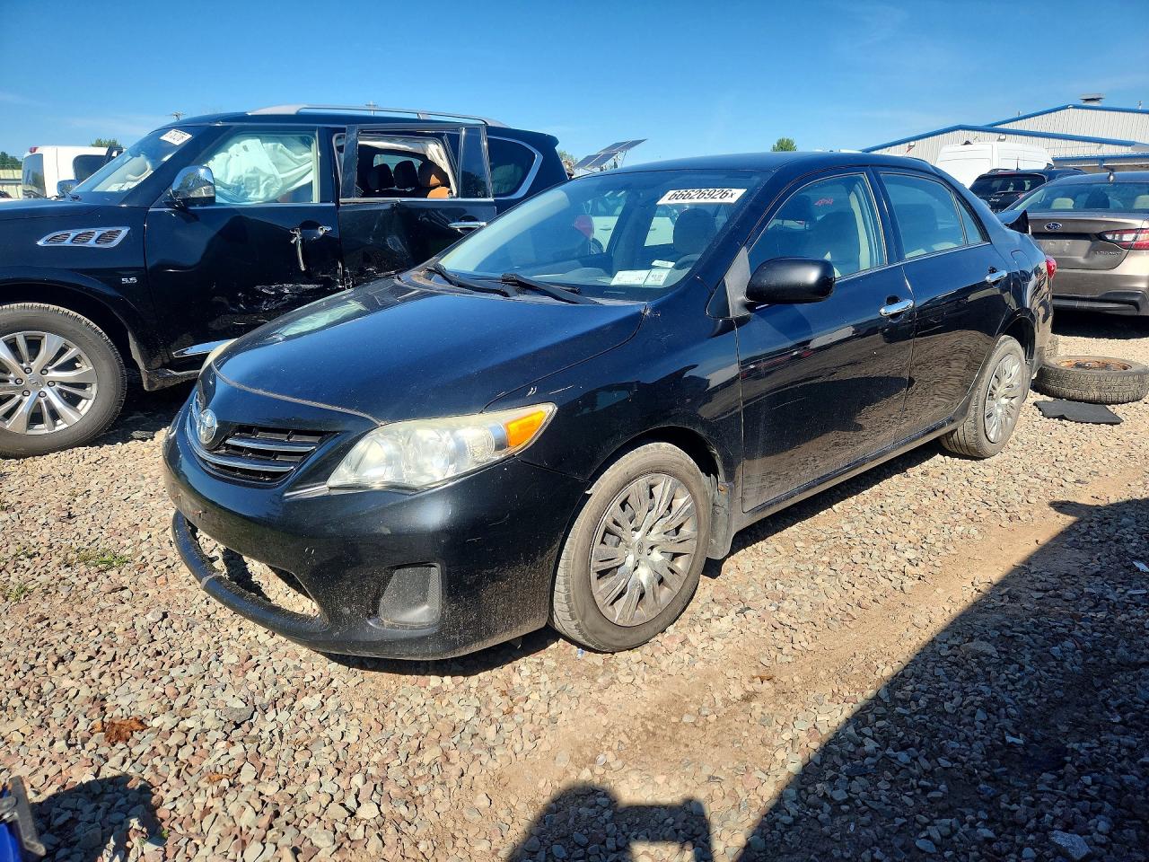 2013 Toyota Corolla Le Black vin: 5YFBU4EE4DP097871