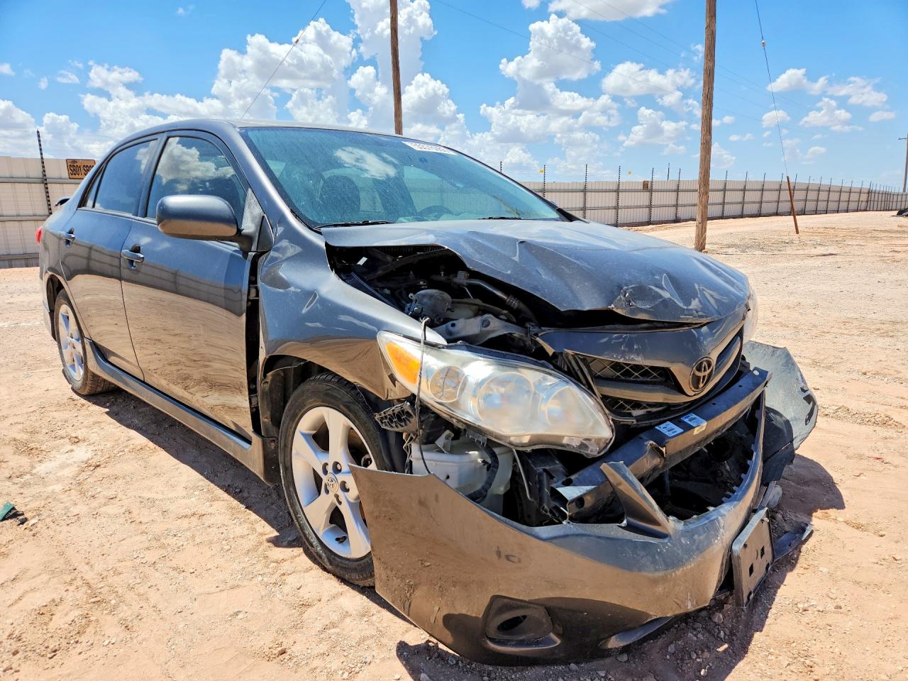 2013 Toyota Corolla Charcoal vin: 5YFBU4EE4DP116984