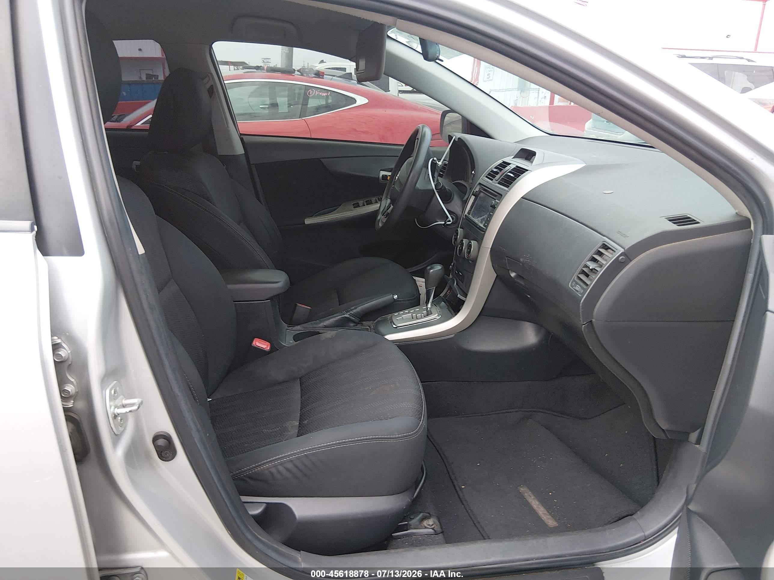 2013 Toyota Corolla S Silver vin: 5YFBU4EE4DP123577