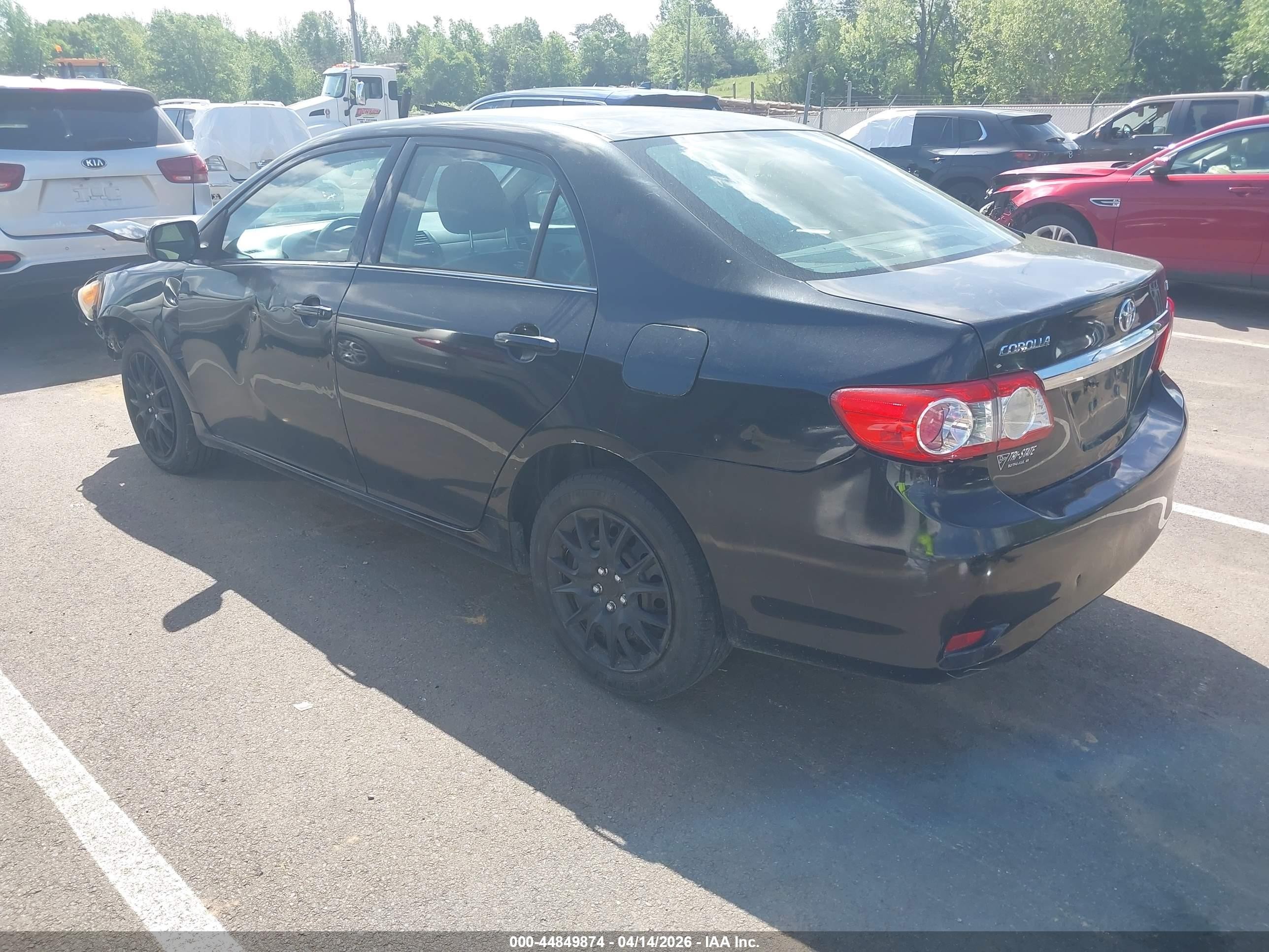 2013 Toyota Corolla Le Black vin: 5YFBU4EE4DP125104