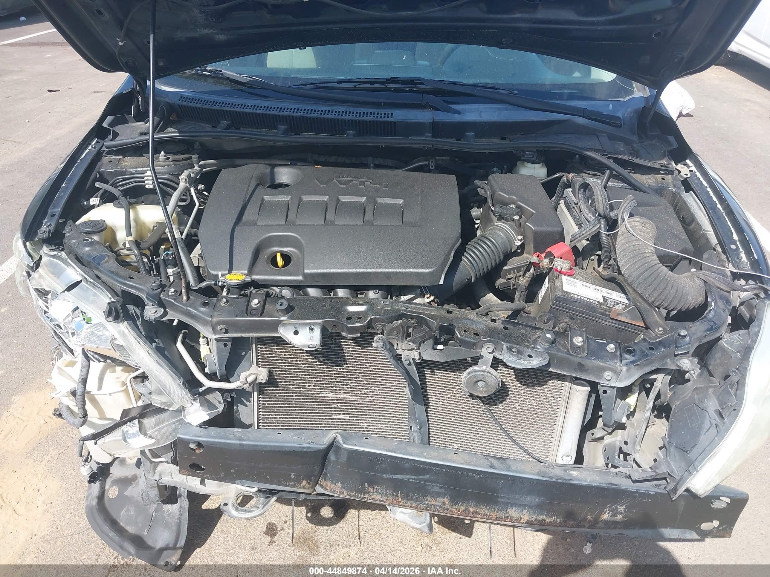 2013 Toyota Corolla Le Black vin: 5YFBU4EE4DP125104