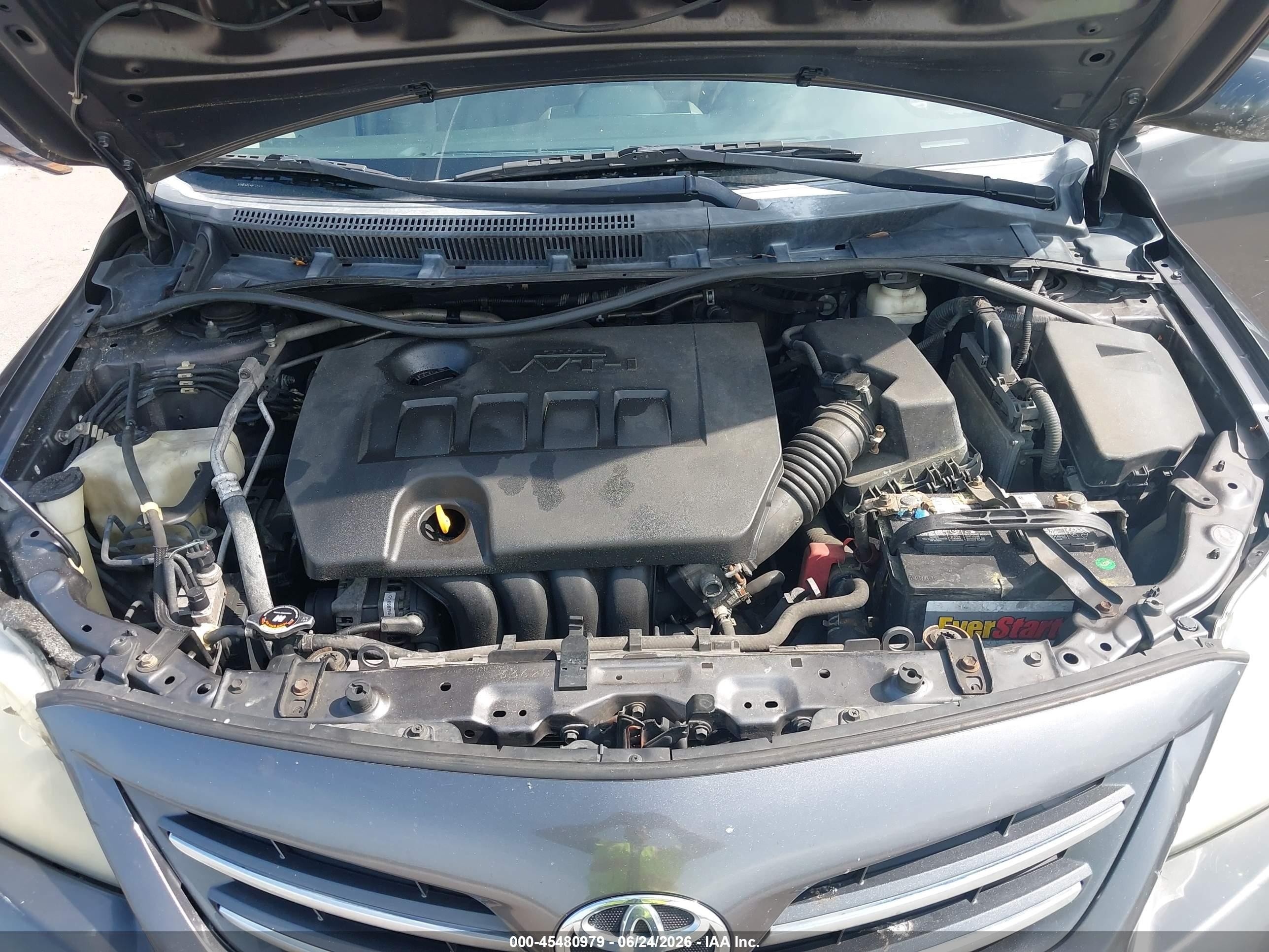 2013 Toyota Corolla Le Gray vin: 5YFBU4EE4DP134496
