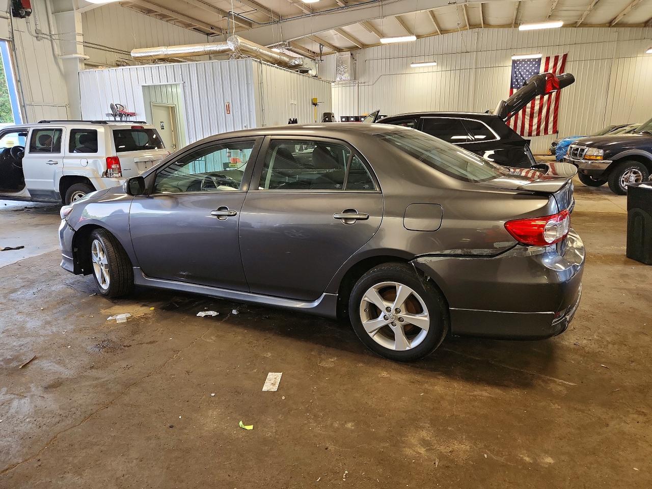 2013 Toyota Corolla S Gray vin: 5YFBU4EE4DP136510