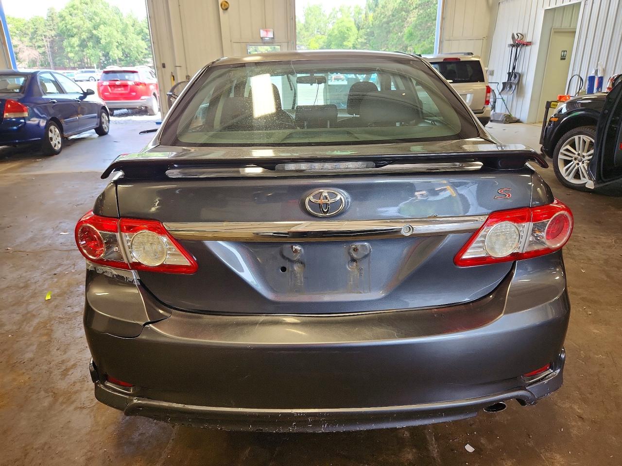 2013 Toyota Corolla S Gray vin: 5YFBU4EE4DP136510