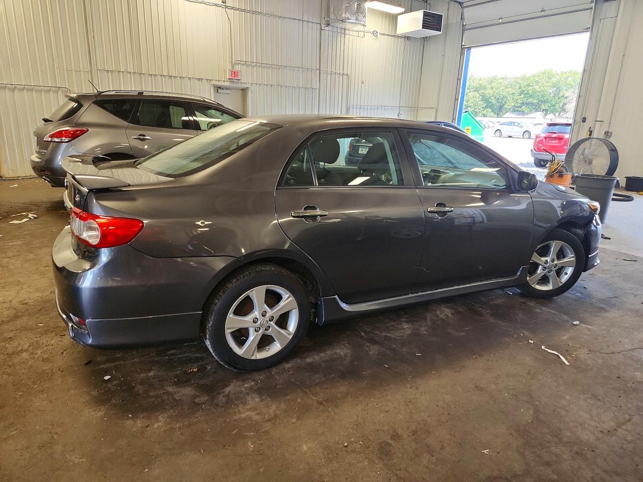 2013 Toyota Corolla S Gray vin: 5YFBU4EE4DP136510