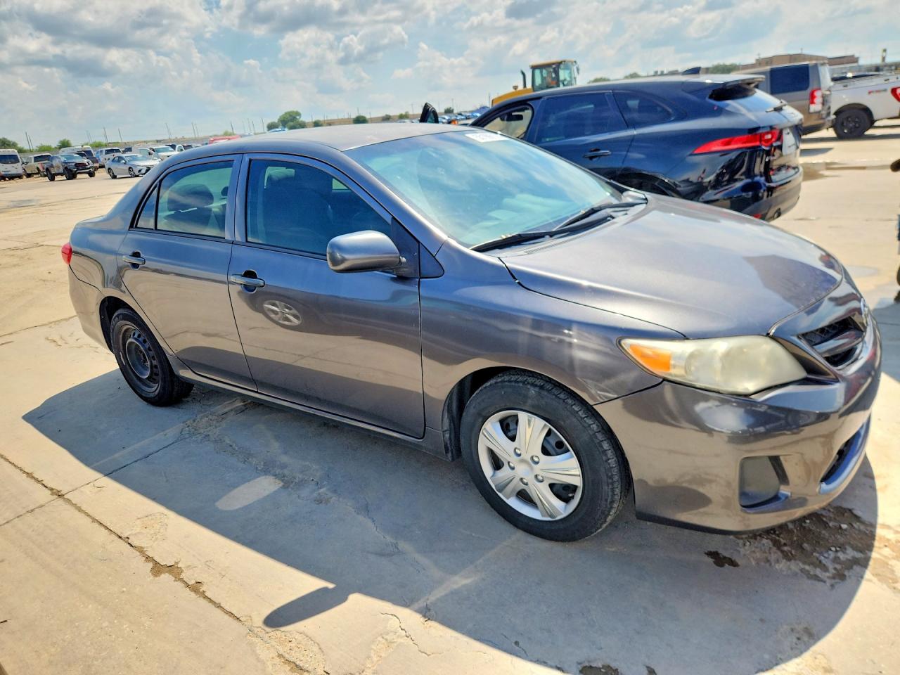 2013 Toyota Corolla L Gray vin: 5YFBU4EE4DP147121