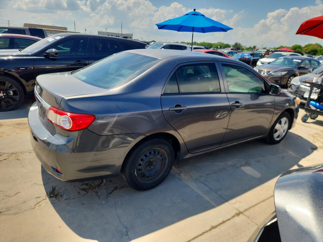 2013 Toyota Corolla L Gray vin: 5YFBU4EE4DP147121