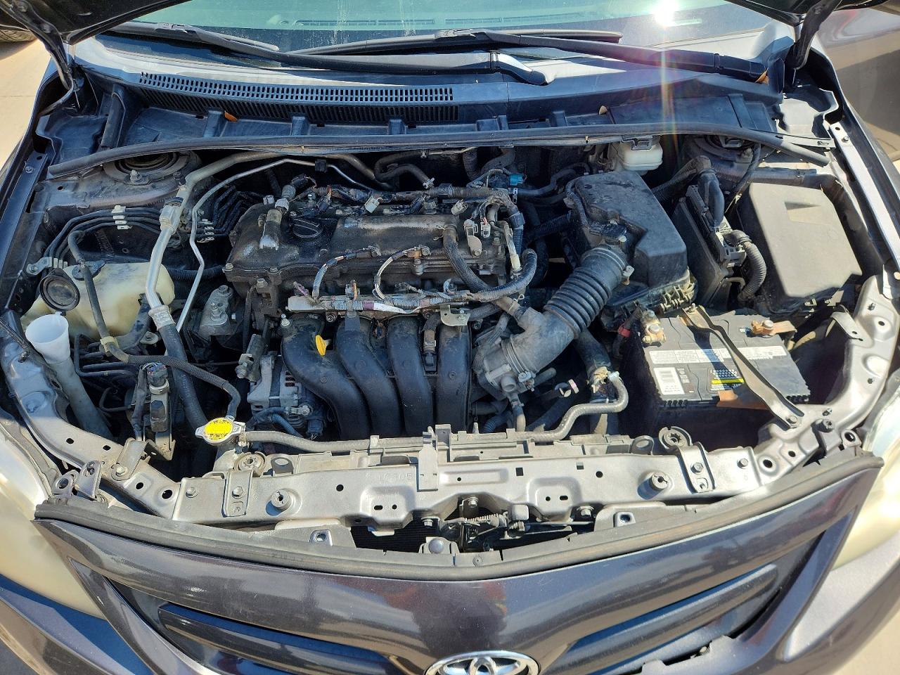 2013 Toyota Corolla L Gray vin: 5YFBU4EE4DP147121