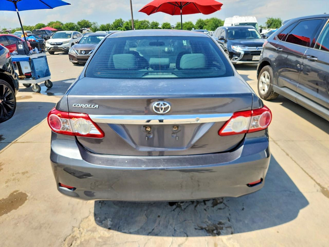 2013 Toyota Corolla L Gray vin: 5YFBU4EE4DP147121