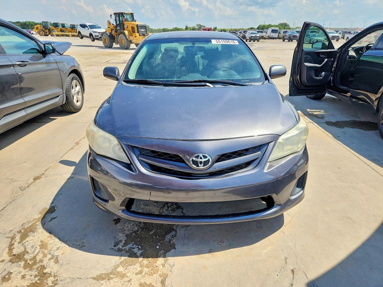 2013 Toyota Corolla L Gray vin: 5YFBU4EE4DP147121