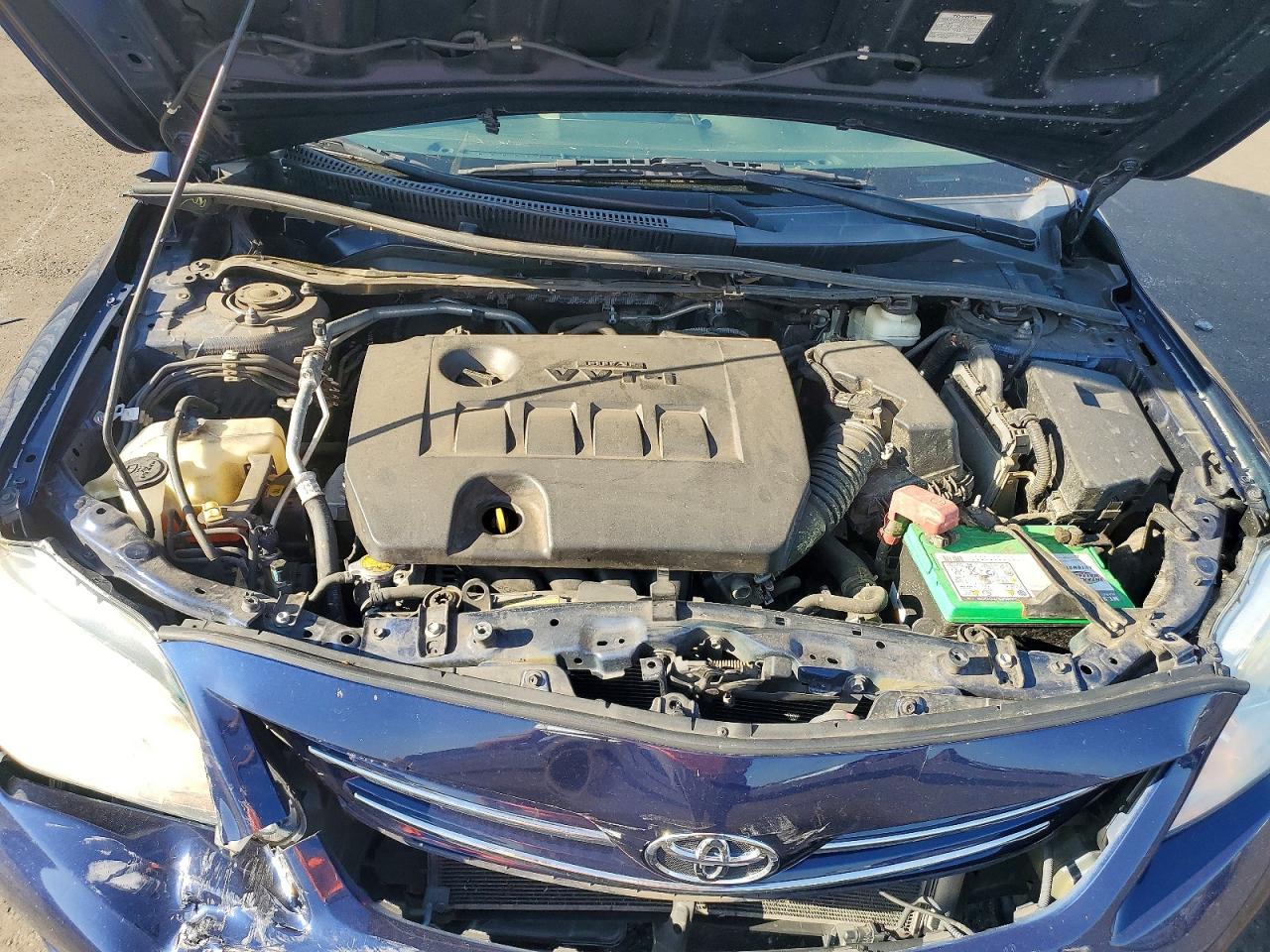 2013 Toyota Corolla Le Blue vin: 5YFBU4EE4DP153582