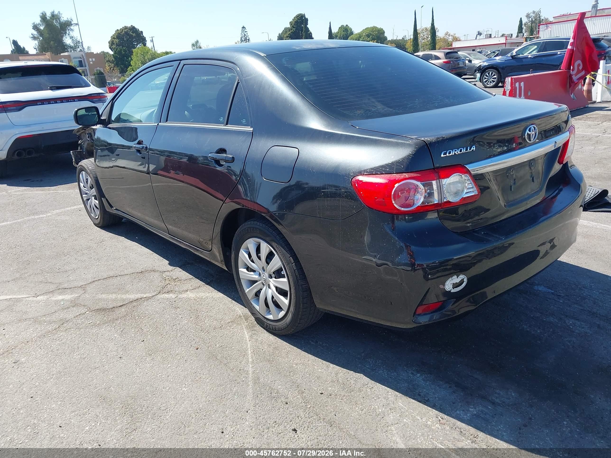 2013 Toyota Corolla Le Black vin: 5YFBU4EE4DP156997
