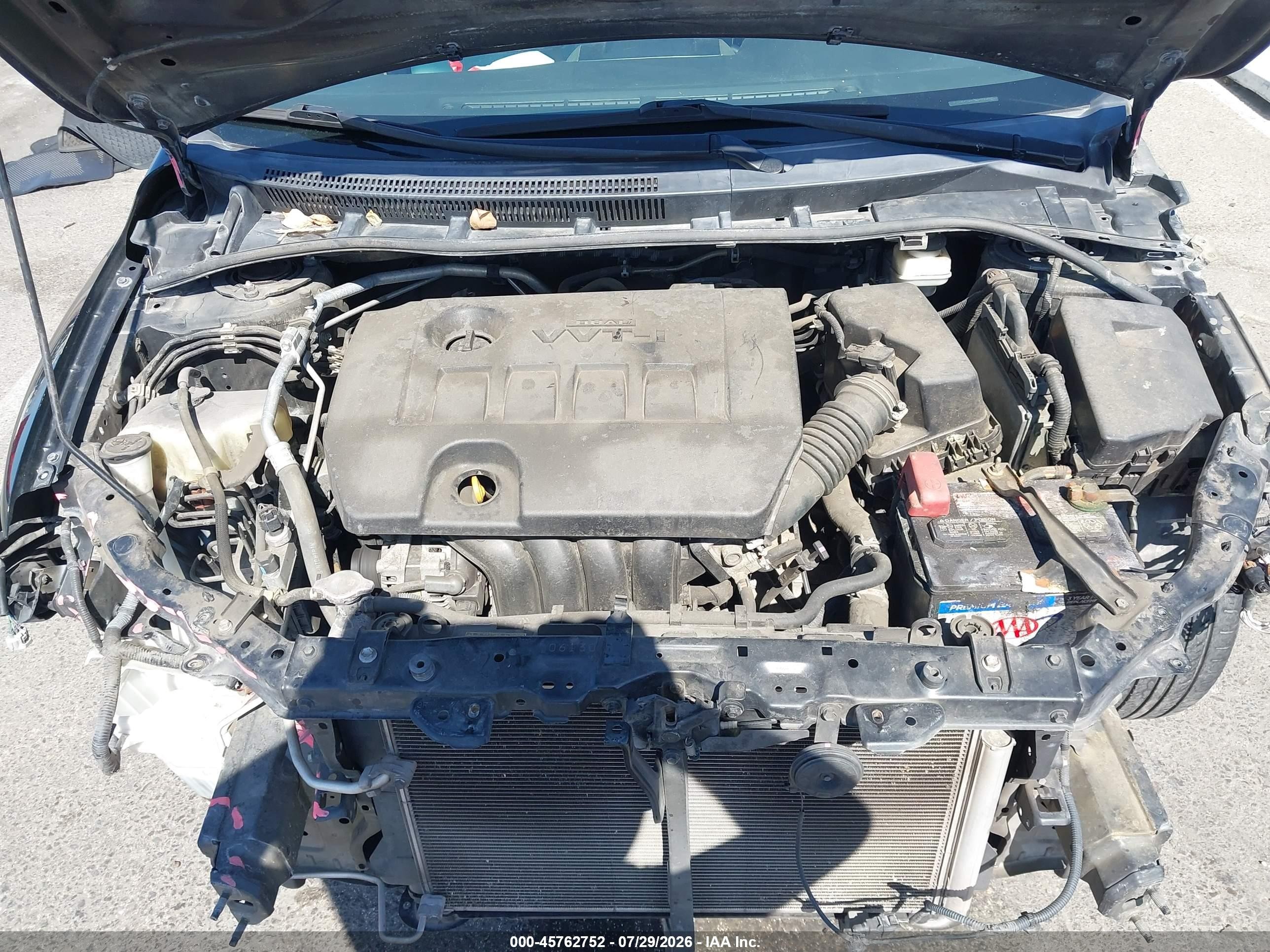 2013 Toyota Corolla Le Black vin: 5YFBU4EE4DP156997