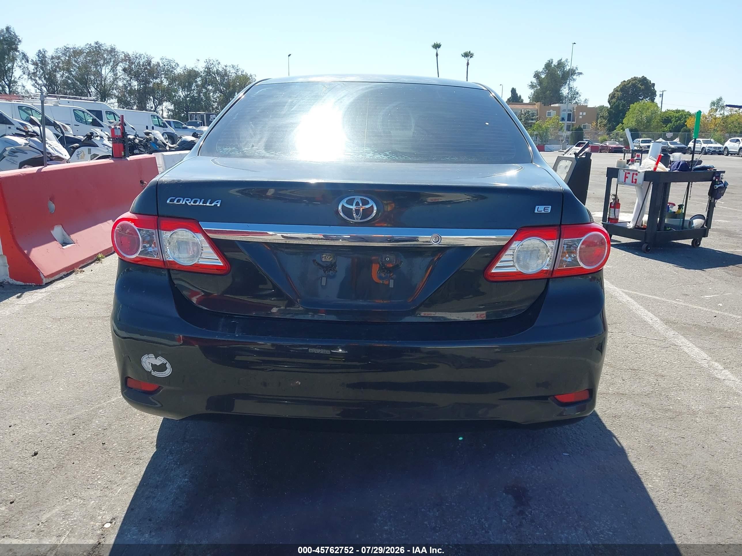 2013 Toyota Corolla Le Black vin: 5YFBU4EE4DP156997