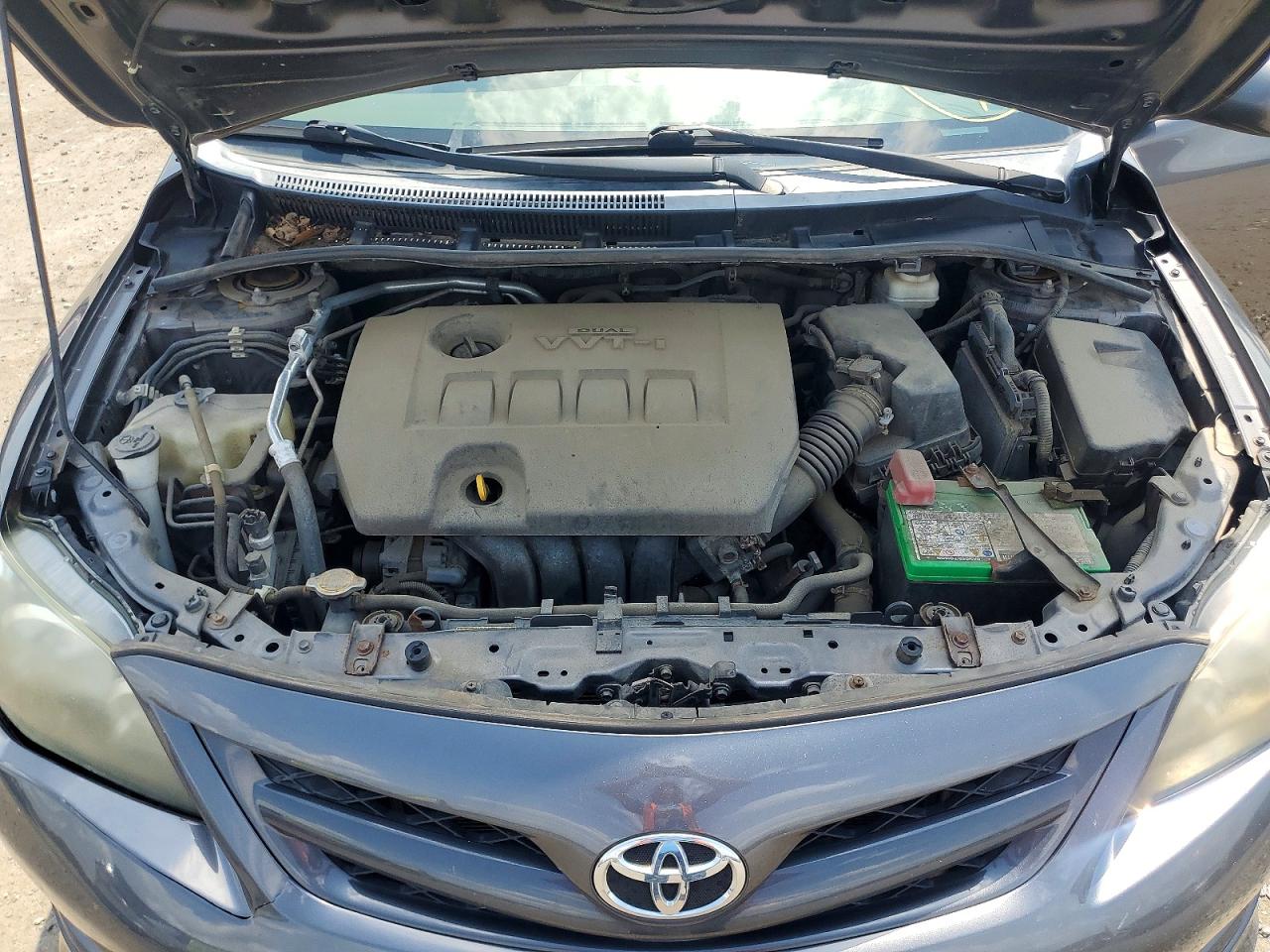 2013 Toyota Corolla S Gray vin: 5YFBU4EE4DP158829