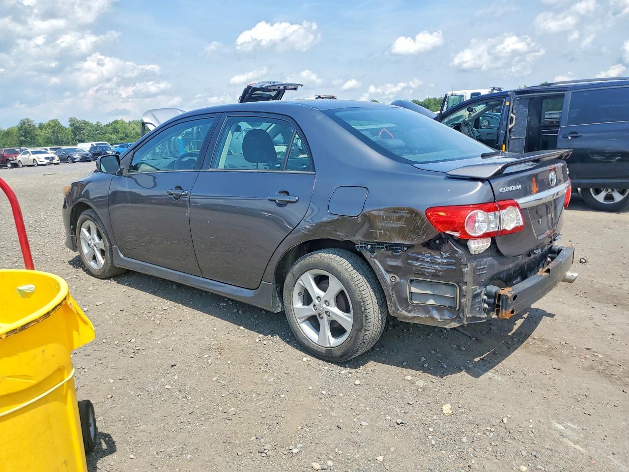 2013 Toyota Corolla S Gray vin: 5YFBU4EE4DP158829