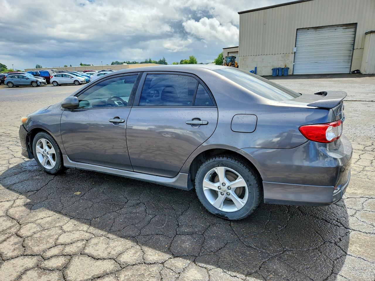 2013 Toyota Corolla S Gray vin: 5YFBU4EE4DP158930