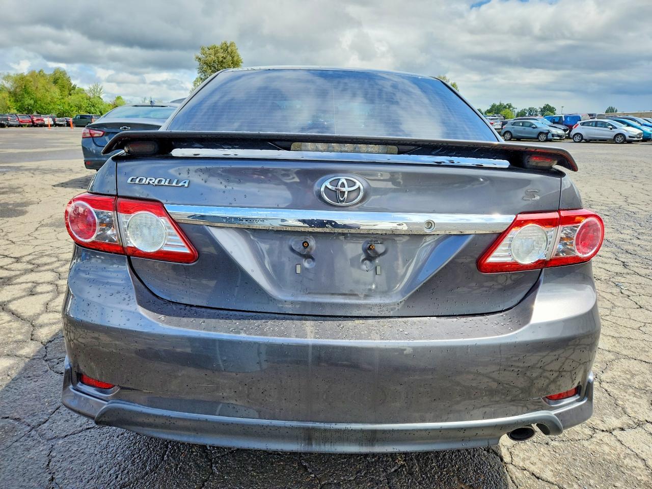 2013 Toyota Corolla S Gray vin: 5YFBU4EE4DP158930