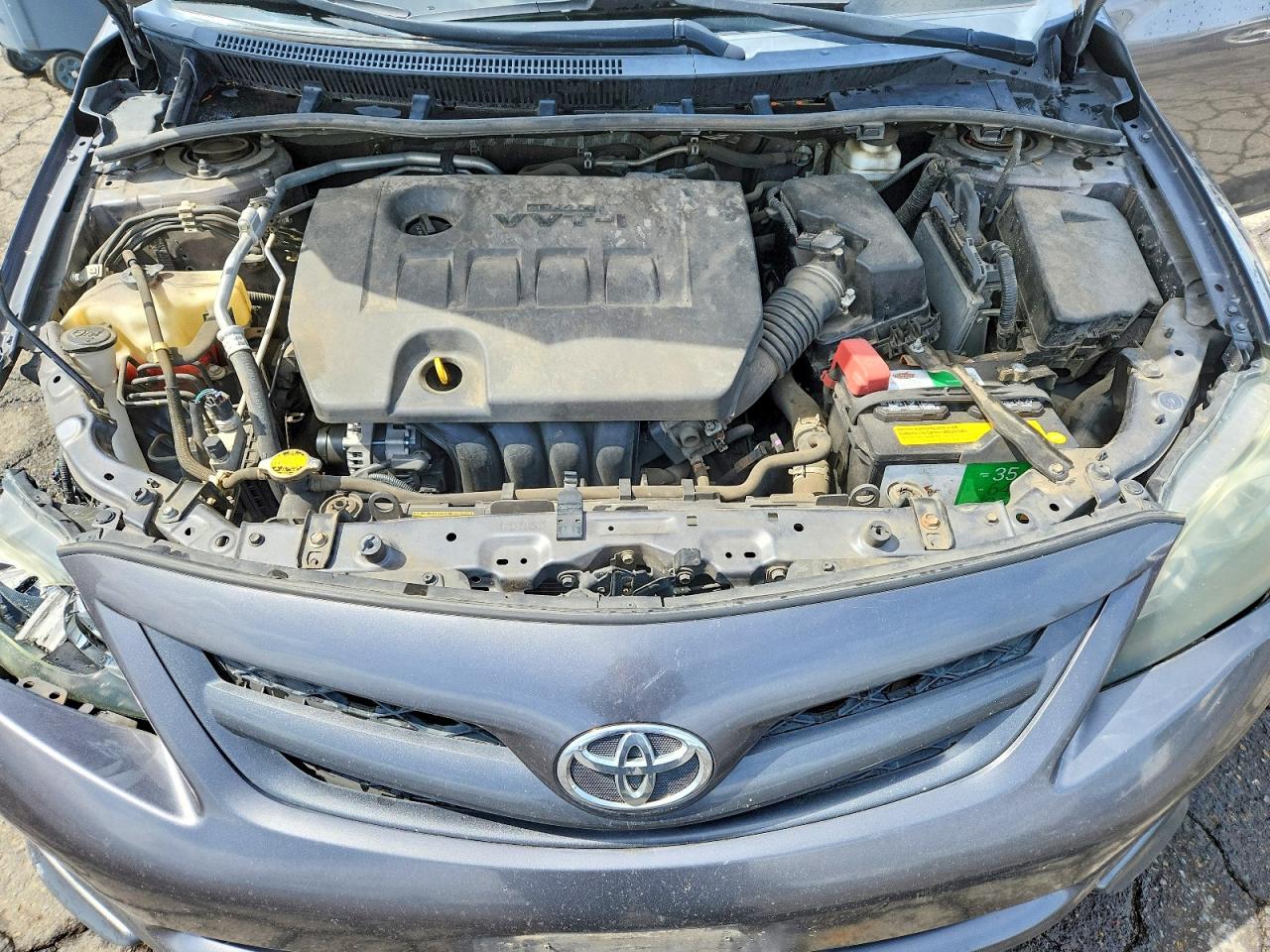 2013 Toyota Corolla S Gray vin: 5YFBU4EE4DP158930
