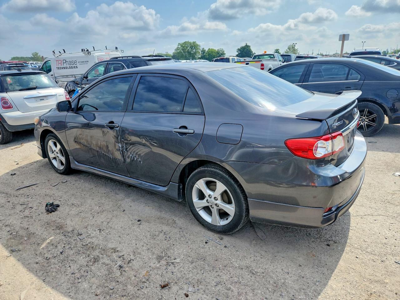 2013 Toyota Corolla S Charcoal vin: 5YFBU4EE4DP176618