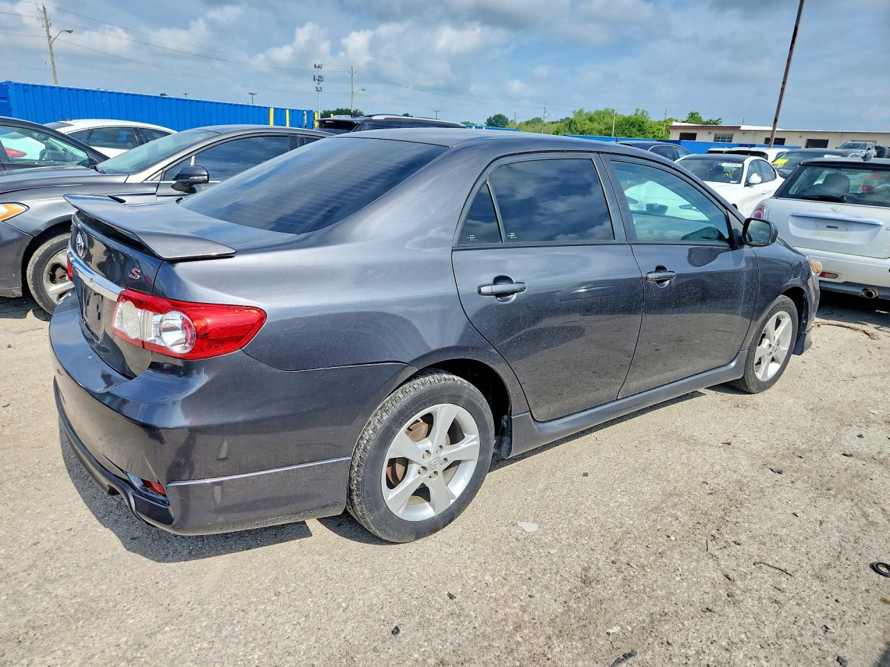 2013 Toyota Corolla S Charcoal vin: 5YFBU4EE4DP176618