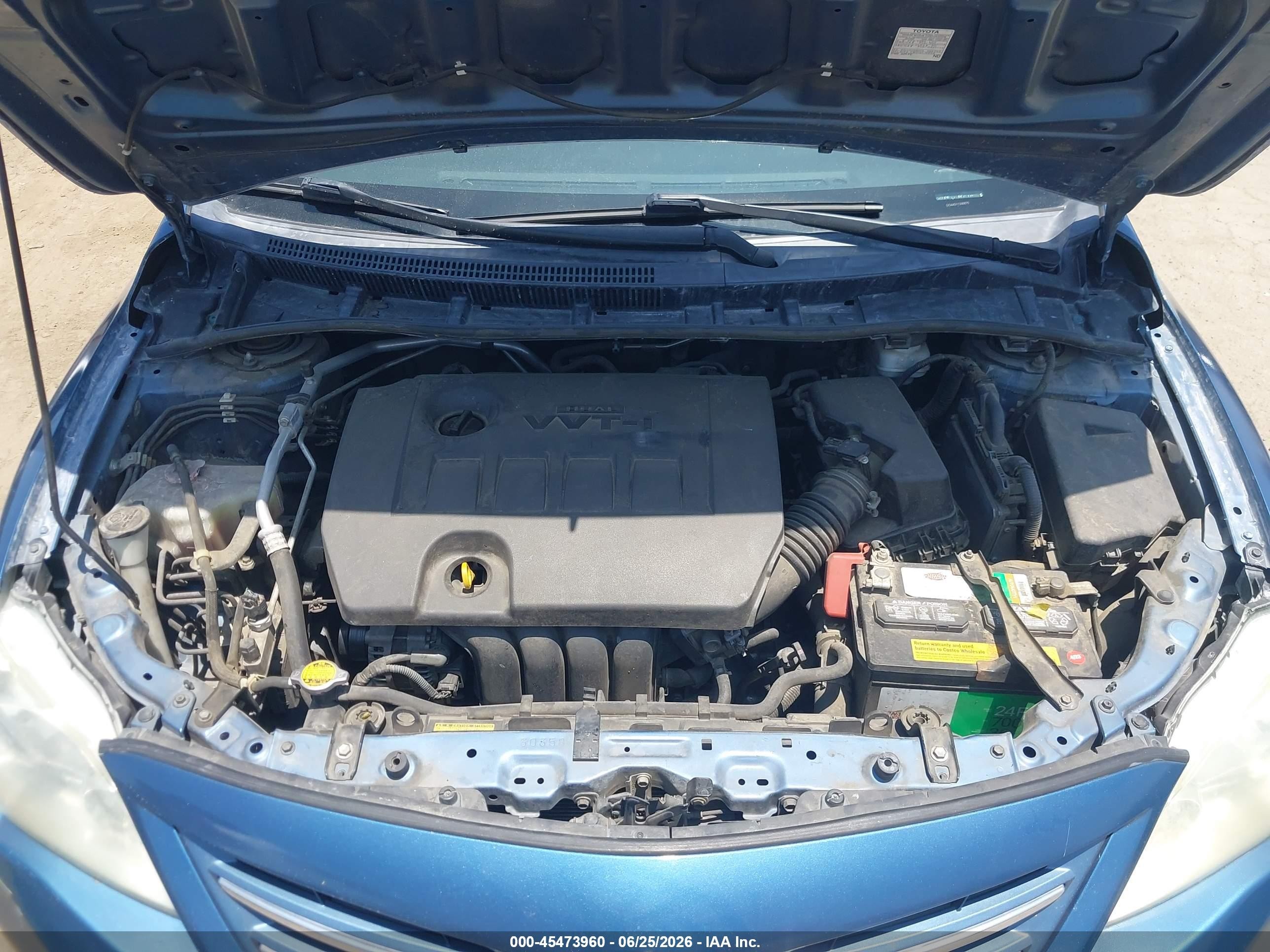 2013 Toyota Corolla Le Blue vin: 5YFBU4EE4DP181169