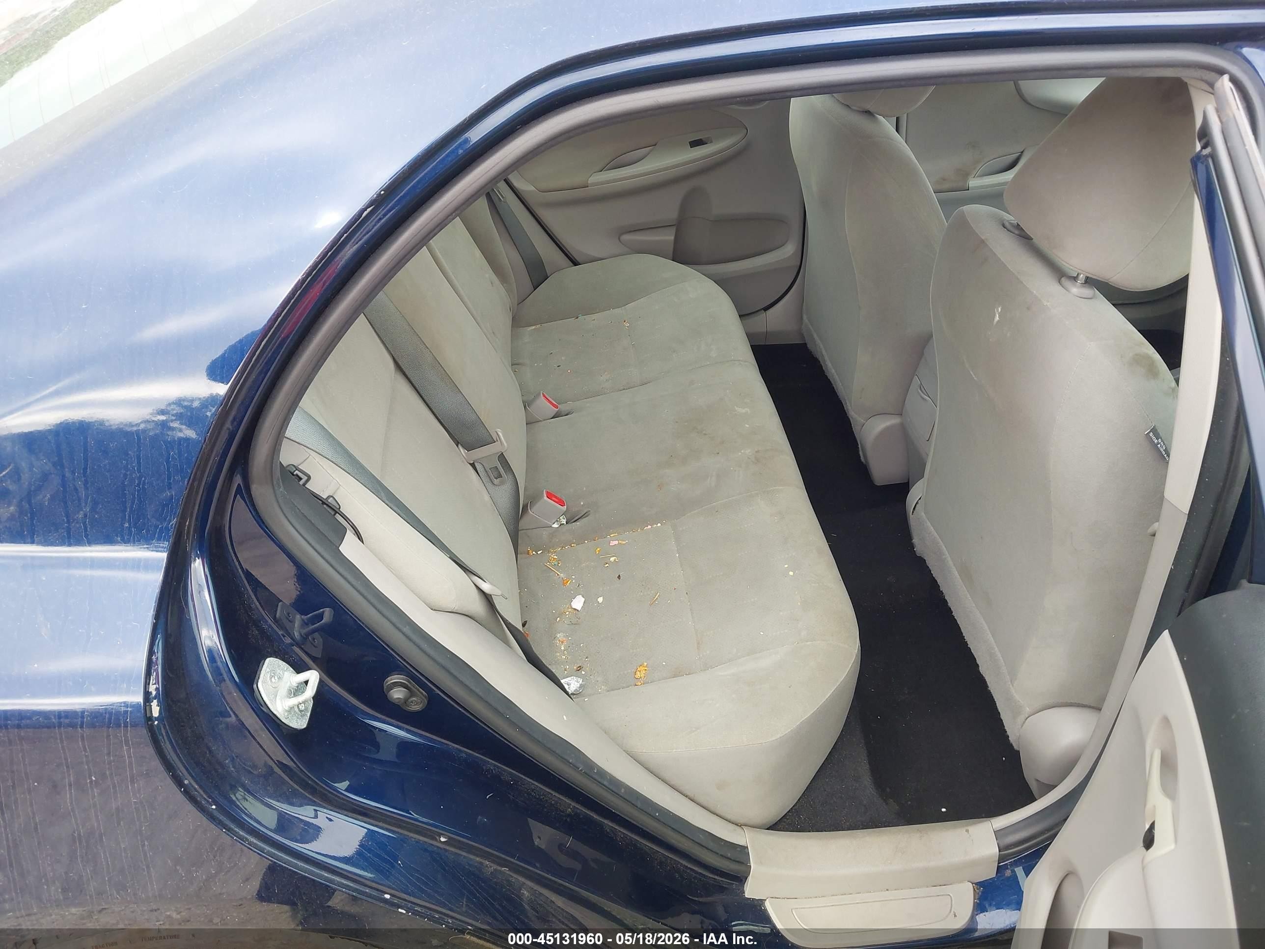 2013 Toyota Corolla L Blue vin: 5YFBU4EE4DP183259