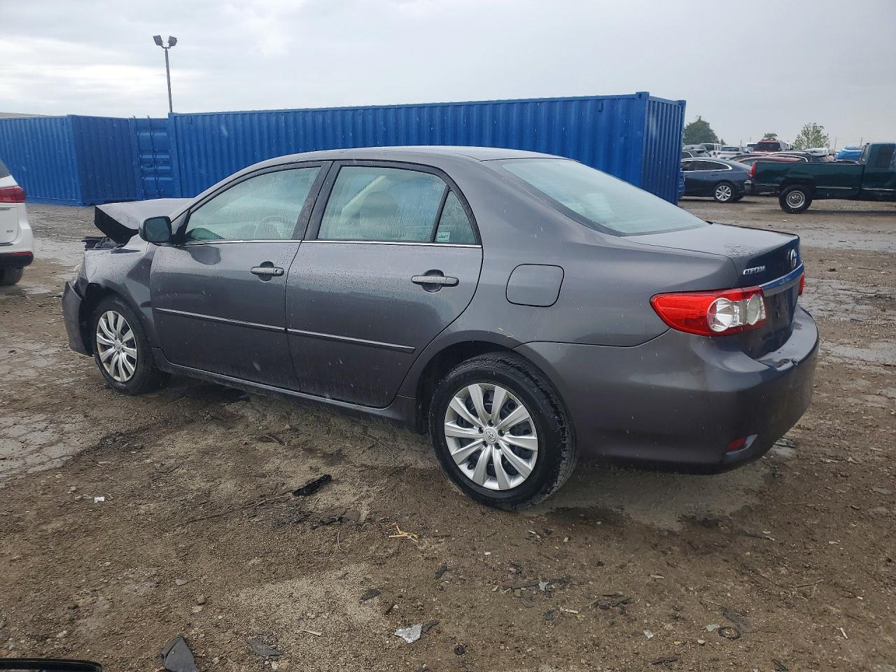 2013 Toyota Corolla Le Серый vin: 5YFBU4EE4DP198134