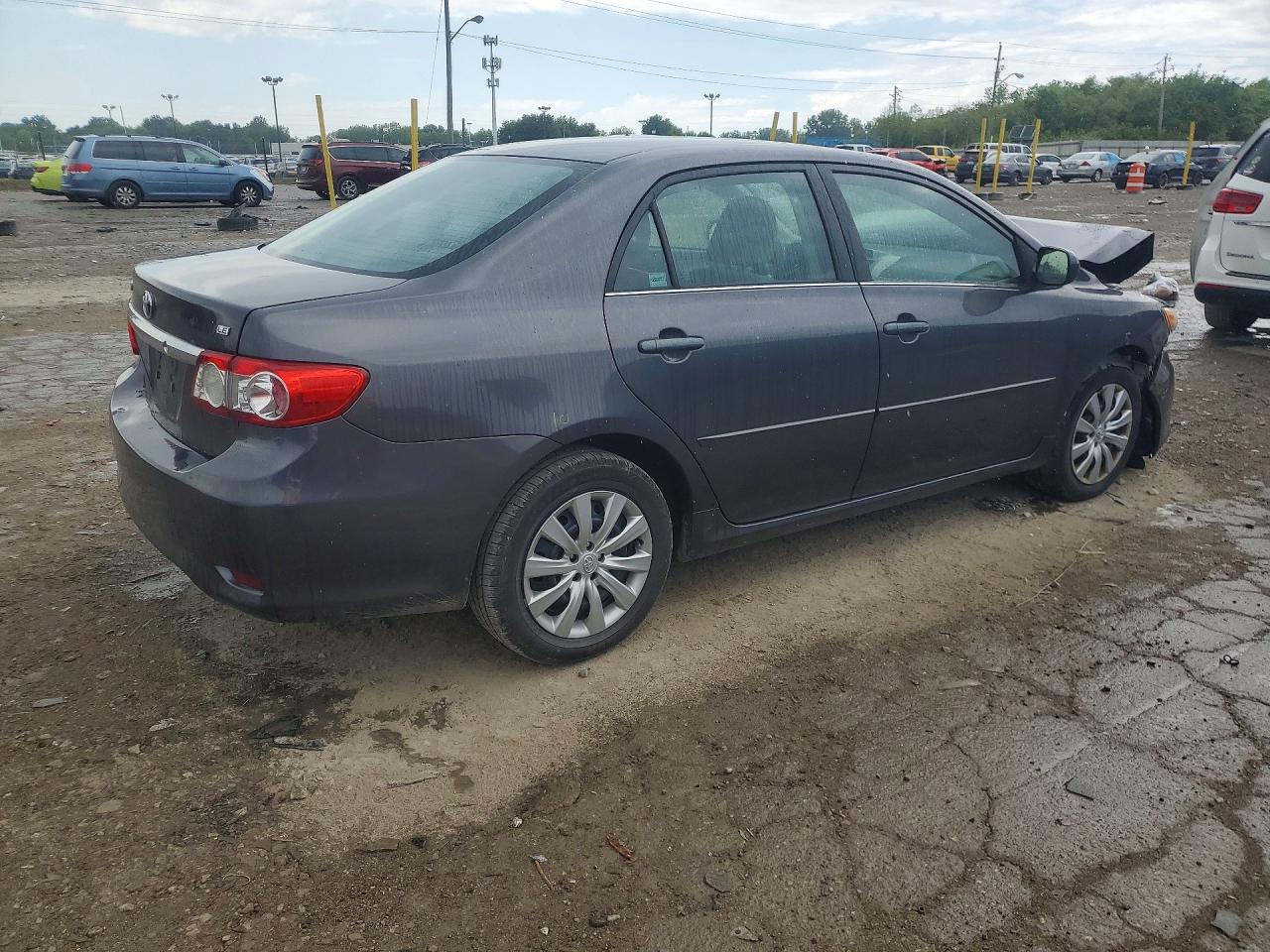 2013 Toyota Corolla Le Серый vin: 5YFBU4EE4DP198134