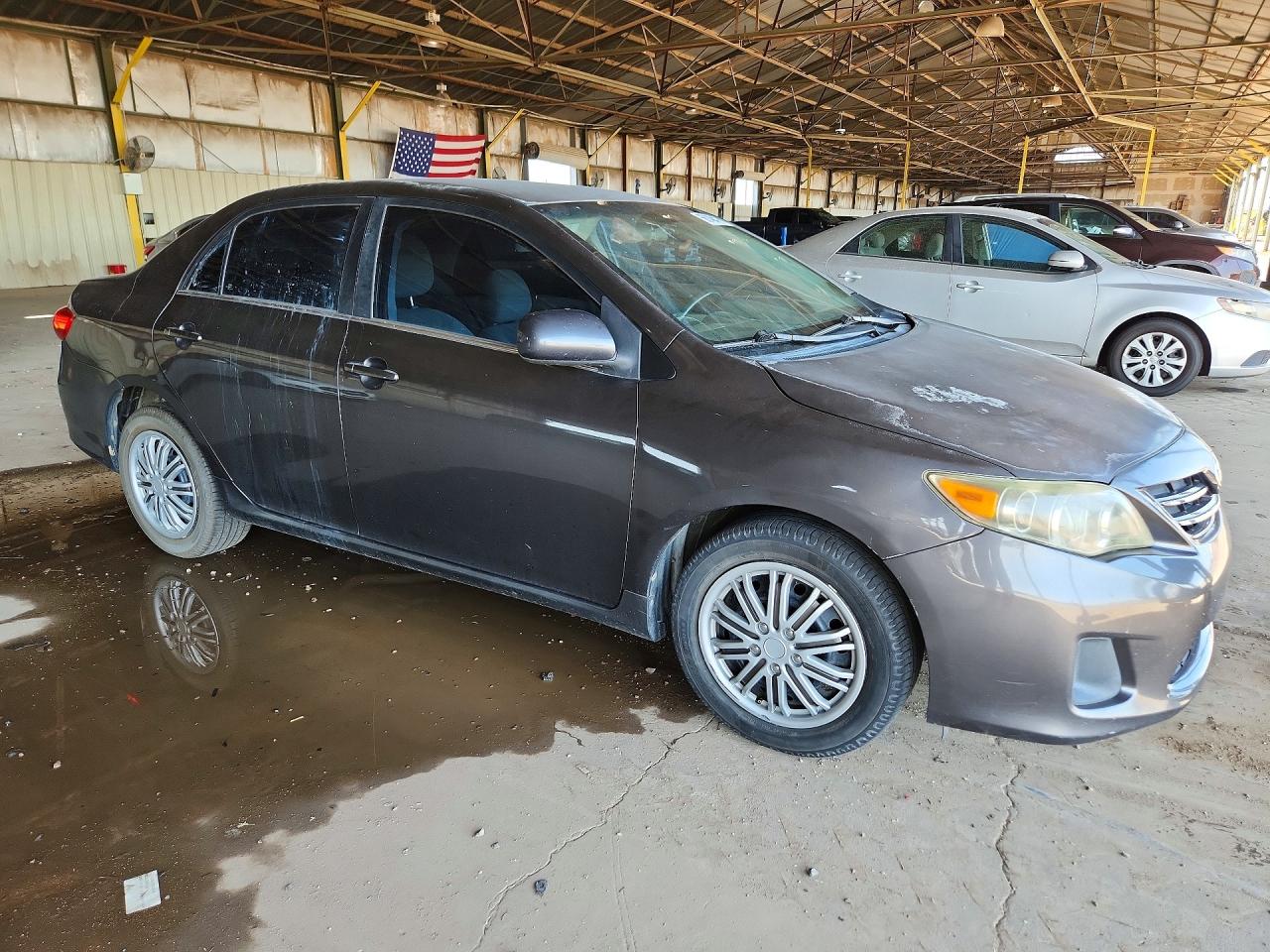 2013 Toyota Corolla Le Gray vin: 5YFBU4EE4DP198554
