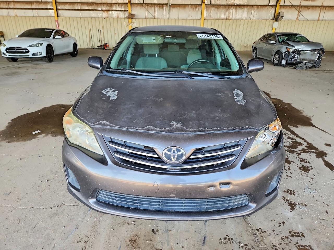 2013 Toyota Corolla Le Gray vin: 5YFBU4EE4DP198554
