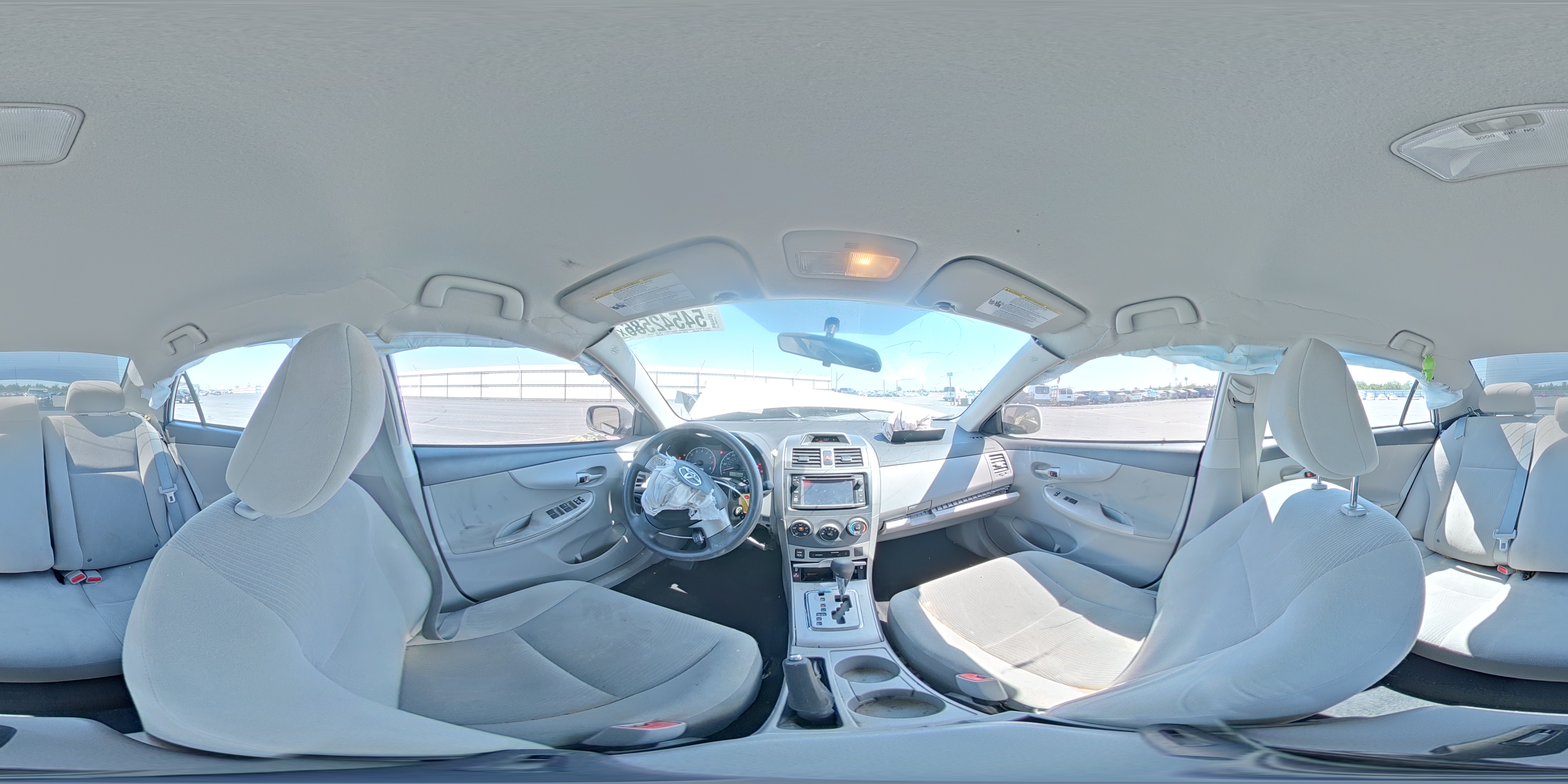2013 Toyota Corolla Le White vin: 5YFBU4EE4DP202201