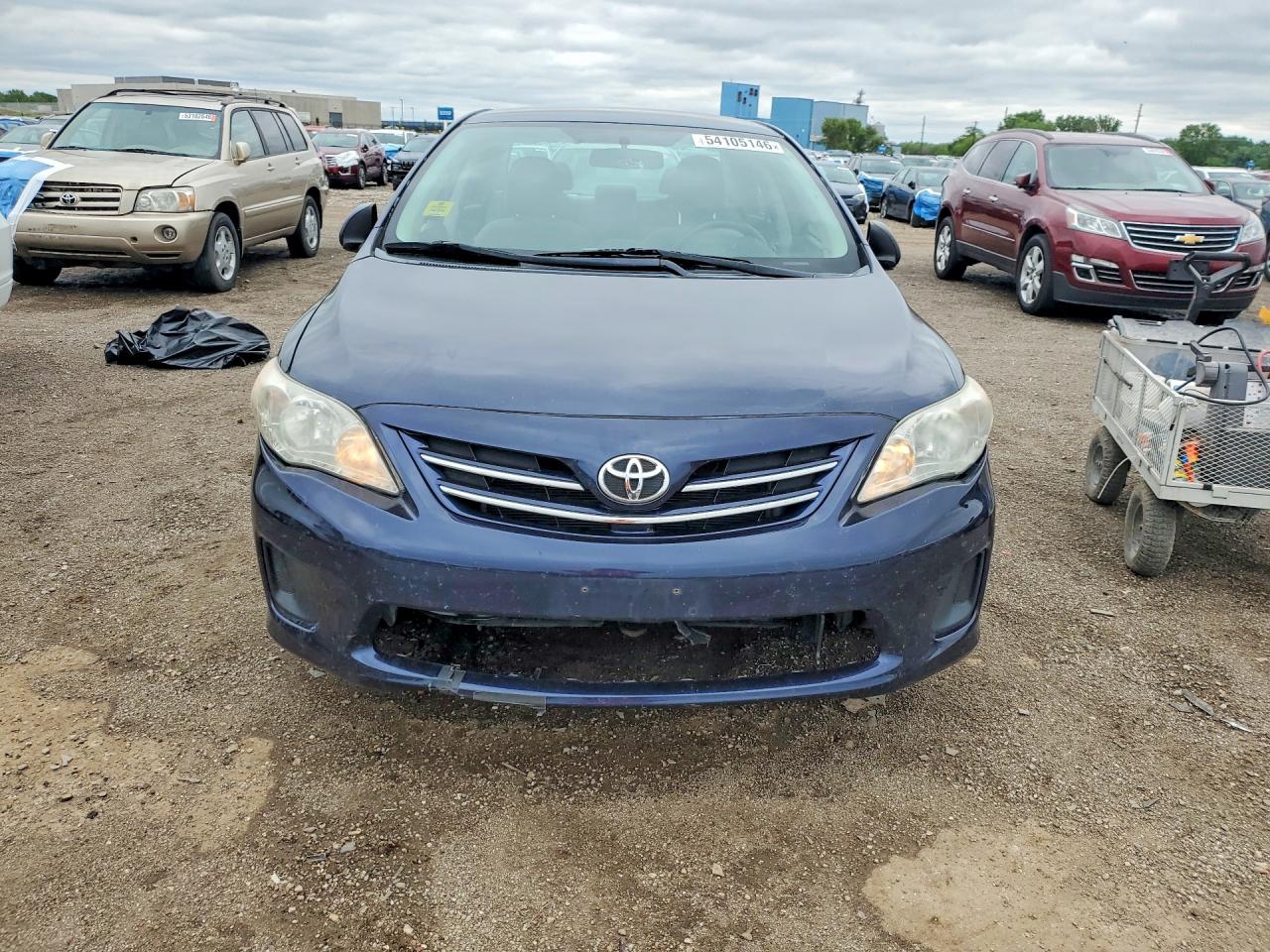 2013 Toyota Corolla Le Blue vin: 5YFBU4EE4DP213053