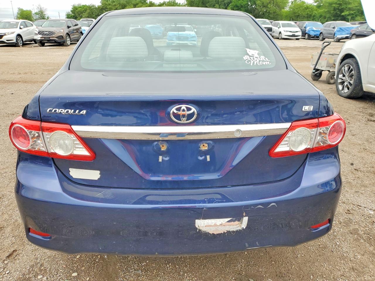 2013 Toyota Corolla Le Blue vin: 5YFBU4EE4DP213053