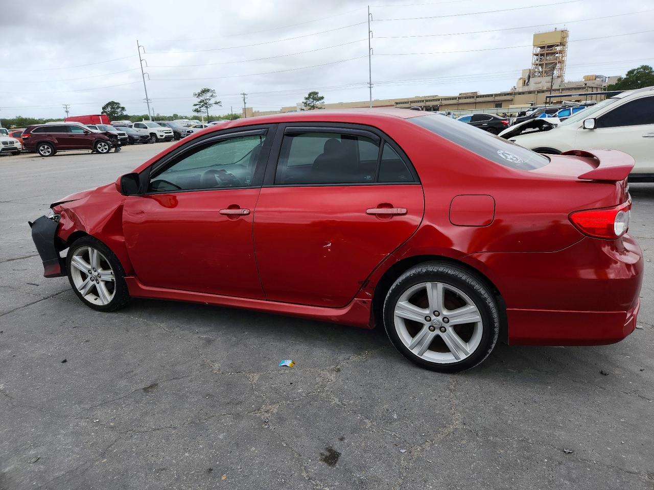 2013 Toyota Corolla S Red vin: 5YFBU4EE4DP215658