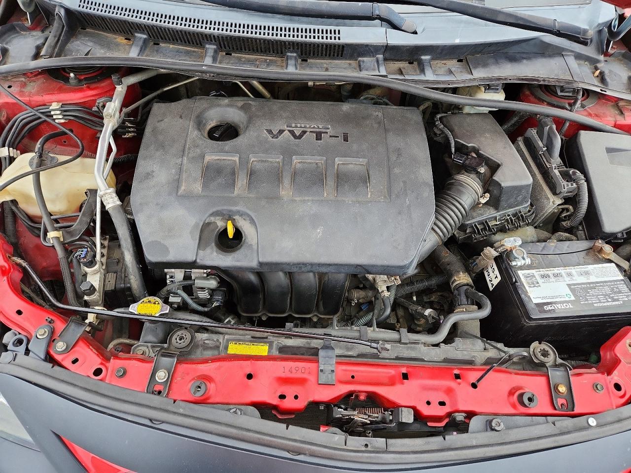 2013 Toyota Corolla S Red vin: 5YFBU4EE4DP215658
